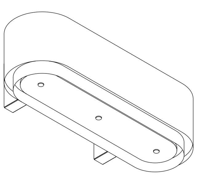 Wave Design 1129.01 130 cm wandafzuigkap - RVS - interne motor recirculatie - LED verlichting