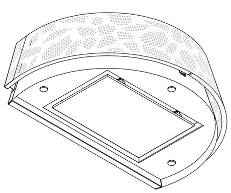 Wave Design 1687.00 CLOUD wandafzuigkap 90 cm - RVS - interne motor recirculatie - LED