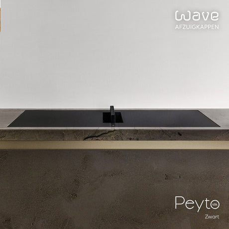 Wave Peyto 4114.01 inductiekookplaat met afzuiging, 80 cm, zwart