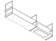 Wave Design 1056.00 FRAME rechts - 240 cm wandafzuigkap RVS - interne motor - LED verlichting